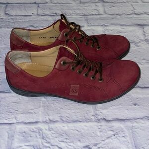 HARTJES XS Womens Oxford Nubuck Suede Sneakers